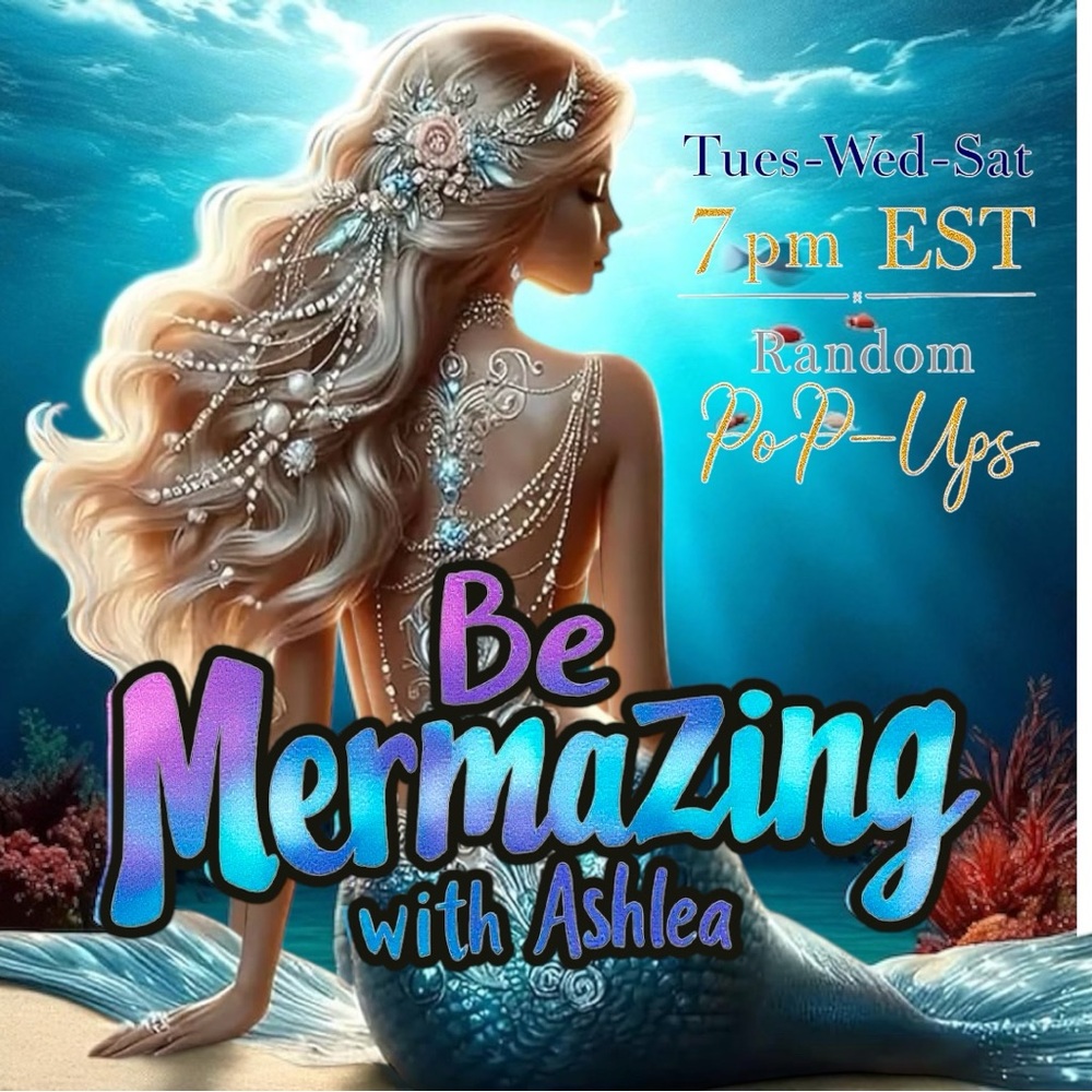 🧜♀️🌊 ASH IS LIVE SHOW FLYER /2 “ LIKE THIS FLYER FOR WHEN I GO LIVv 🧜♀️🧜♀️👇🌊 - Picture 3 of 8